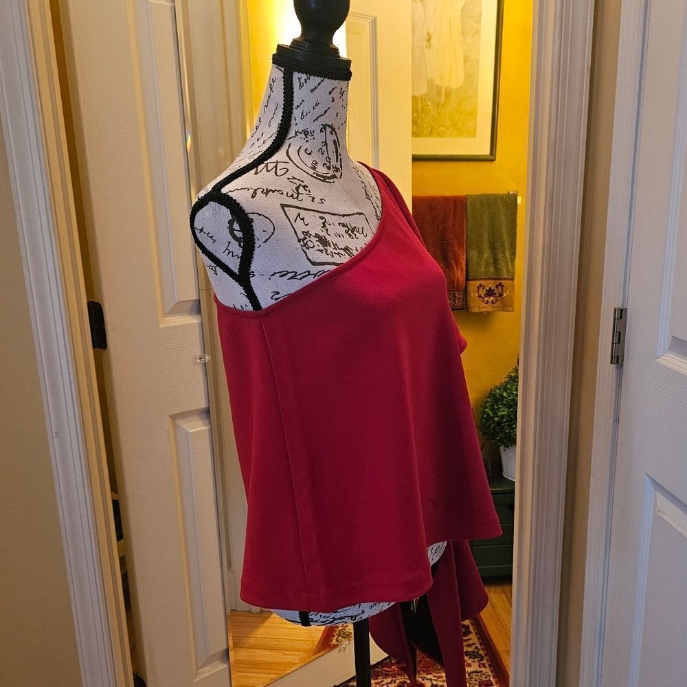 Dramatic One Shoulder Top Balanced By Entire Side… - image 5